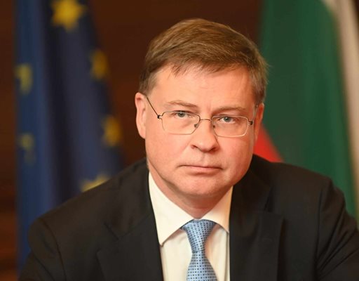 Валдис Домбровскис СНИМКА: Йордан Симеонов
