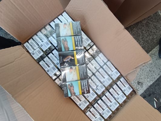 Контрабандните цигари Снимка: Агенция "Митници"